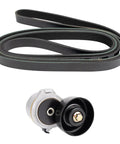 Heavy Duty Serpentine Drive Belt And Tensioner Assembly Component Kit For 1997 To 2003 Ford F150 Pickup Direct Fitment Ensuring Engine Runs Smooth While Pulling Heavy Loads Or Cruising The Pavement Like A Total Pro With No Worries At All, belt and tensioner