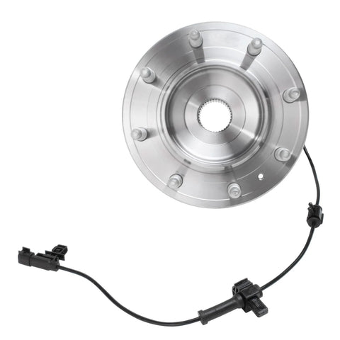Front view of 4WD Front Wheel Bearing Hub Assembly For 2011 2019 Chevrolet Silverado 2500 HD And GMC Sierra 3500 HD Replacement Kit