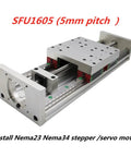 Built Like A Tank Metal Ball Screw Nut Motion Table And Sliding Rail Kit Paired With Smooth As Butter Hgr20 Linear Guides, SFU1605 model.
