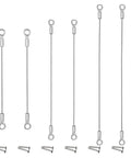 Premium Tough As Nails Stainless Steel Cabinet Door Stops And Hinge Limiters With Six Adjustable Sizes And Twelve Mounting Screws for kitchen use.