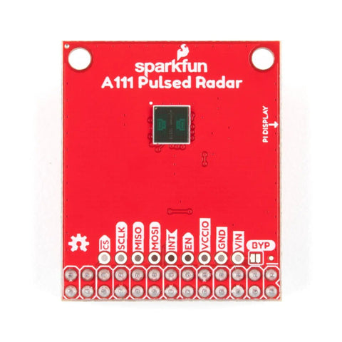60GHz Pulsed Radar Breakout A111 With Integrated Antenna Single Chip PCR Radar Solution SPI Interface Up To 50MHz High Precision Distance Motion And Gesture Sensing For DIY Projects, red PCB