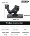Magnetic Backplate Mount for Osmo Nano With One Quarter Inch Thread Adapter shown with size dimensions and product details.