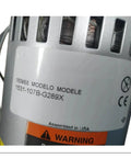 Factory Fresh High Vacuum Pump Replacement Compatible With 1531 107B G289X label and warning on motor assembly.