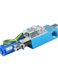 No Fuss Industrial Multistage Vacuum Generator With Rock Solid Frame Pulls Strong Negative Pressure For Heavy Tools And Keeps Daily Shop Operations Running Like Clockwork Without Breaking A Sweat On Tough Jobs, blue component with wires.