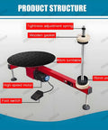 Electric Stretch Film Wrapping Machine For Pallets With Dual Mode Auto And Manual 30 RPM Motor 15.7 Inch Turntable Diameter