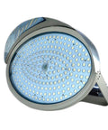 Heavy Duty Waterproof Floodlight Featuring Super Bright Projection Lamp And Rechargeable Work Light For Job Sites Built Like A Tank For Rugged Outdoors 600W Industrial Yard Spotlight with LED array design.