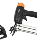 Pro Grade Pneumatic 20 Gauge L Cleat Flooring Nailer For Tongue And Groove with 45° base attachment shown separately