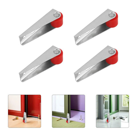 4 pack heavy duty barn door replacement wheels with nylon glide rollers for smooth closet track operation and no sweat DIY installation.