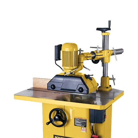 Rugged Three Roll Power Feeder 1 Horsepower 230V Three Phase Electric Workhorse With Swivel Universal Joints Smart Roller Drive for precise wood feeding.