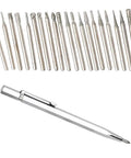 Diamond Engraving Bits Kit With Twenty Diamond Bits And One Tungsten Carbide Engraving Pen for Stone, Glass, Metal Crafting