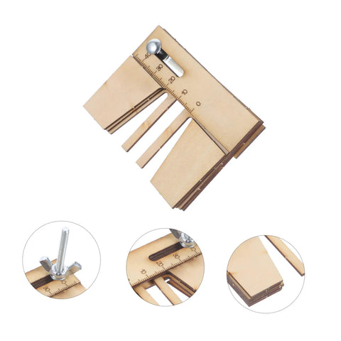 Wooden Mooring Tool For Sailing Model Kits Essential Rigging Device with scale display for precise crafting