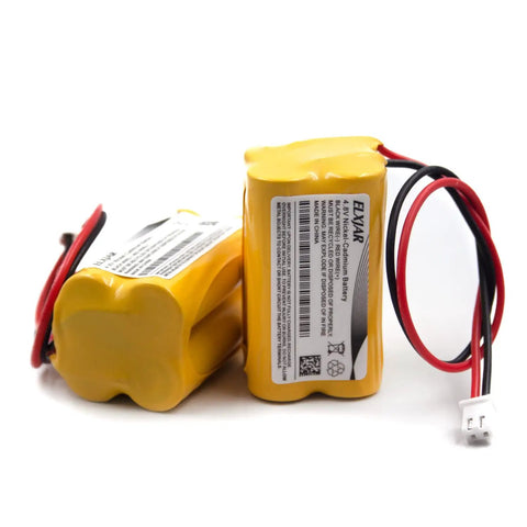 10 Pack 4.8 Volt 800mAh NiCd Battery Replacement For Emergency Exit Lighting Systems Long Lasting Rechargeable Backup Power