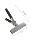 6 Inch Manual Sheet Metal Bender Duckbill Pliers Edge Seamer with Non Slip Handle, shown from side view with measurements.