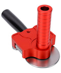 Sheet Metal Roller 1 Station Bender For 90 To 180 Degree Bends, Hand Tool Makes 0.59 To 1.18 Inch Curves, red build and black handle