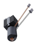 K2 Plus 100W Ceramic Hotend Kit With Quick Swap Nozzle And Durable Heating Block 350C Max Temperature Easy Nozzle Changes For Faster Filament Melts And Minimum Downtime, black metal 3D printer hotend