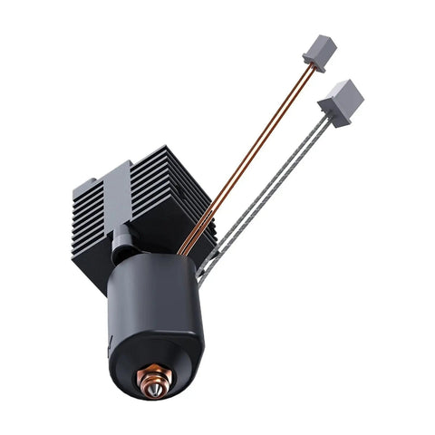 K2 Plus 100W Ceramic Hotend Kit With Quick Swap Nozzle And Durable Heating Block 350C Max Temperature Easy Nozzle Changes For Faster Filament Melts And Minimum Downtime, black metal 3D printer hotend