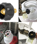 Propane Gas Fitting Adapter 1/4 Inch NPT Male Pipe Thread Connector For Regulator Or Hose Leak Proof Quick Install Durable Fit For QCC1 Systems Pack Of 1