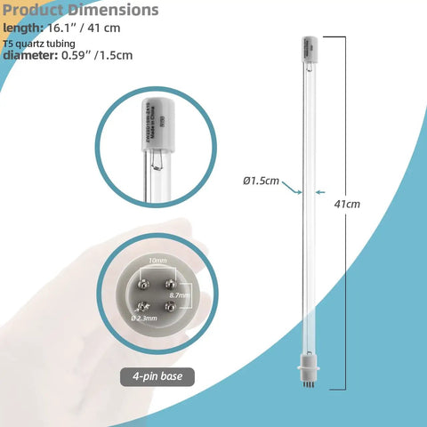 Built Tough Replacement UV Bulb For Lennox Healthy Climate UV500 UV523 With Top Shelf Germ Slashing Power And No Sweat 22 Watt Hvac Durable Quartz Systems