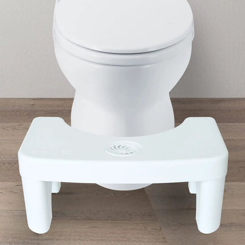 7 Inch Squatting Toilet Stool With Aromatherapy Box Non Slip Footstool For Bathroom Easy To Clean Anti Slip Grippy Base