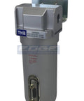 Industrial Grade In Line Desiccant Air Dryer With Metal Bowl And Visible Sight Glass for dry clean compressed air in shop