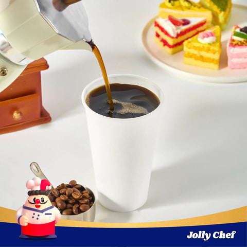 Disposable Paper Cups 16 Oz 1000 Pack Leakproof Thickened Walls Sturdy For Hot Beverages Water Grab And Go Party Office