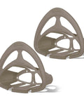 Two Pack Hangout Hose Holder With Built In Shelf For Outdoor Wall Mount Storage Durable Resin Hose Reel Designed For 150 Foot Hoses Taupe