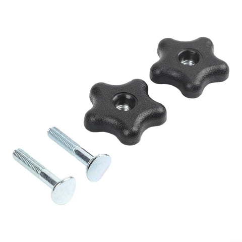 For Plum Handle Bolt And Knob Kit Perfect For Lawn Mowers And Snow Blowers Tough Replacement Parts to Get Your Outdoor Gear Back On The Road Fast. black plum handle knobs with two metal bolts
