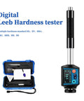No Sweat Heavy Duty Digital Metal Hardness Tester Portable Leeb Scale Instrument With Cable Free Build And Bright Oled Panel for stainless steel testing