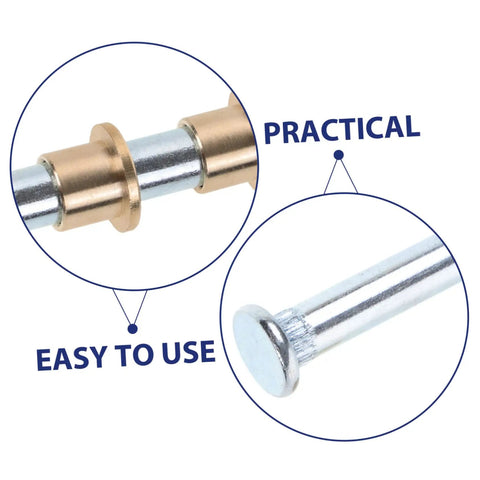 Car Door Hinge Repair Kit With Roller Pins And Bushings For Easy DIY Install Auto Hinge Tool For Quick Repairs Compatible With Most Car Models Fix Squeaky Or Stuck Doors Fast showcasing components.