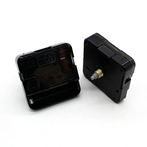 Clock Mechanism Replacement 13mm Shaft Quartz Movement for DIY Wall Clocks Silent Sweep shown front and back view