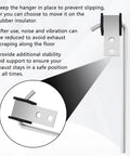 Four Pack Heavy Duty Exhaust Hanger Rods Universal Fit Three Eighths Inch Diameter Ten Inch Length installation detail