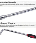 Extension and L-shaped wrenches for Built Tough Manual CCD Cable Bender Tool, essential for bending operations on 10kv power lines.