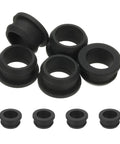 Set Of 5 Silicone Wire Grommets For 21mm Mounting Hole, 26mm Top Diameter, 3mm Thick, 16.5mm Inner Hole, shown from above