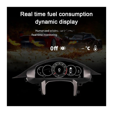 Porsche Panamera 12.3 Inch LCD Dash Instrument Cluster Replacement Digital Gauge Module With Built In Circuit Components For 2010 2016 Models, Plug And Play, Stable Performance For Idle And Acceleration. front view