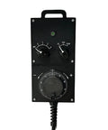 Ditch The Keyboard With This Slick HS Series Handheld Jogging Dial. Your Super Cool Manual Pulse Generator For CNC Machines And Milling Control Stations. Rock Solid Build, Smooth Grip, And Instant Precise Movement. A Total Game Changer For Pros Who Need black CNC jog dial controller with cable, handle, and rotary selector