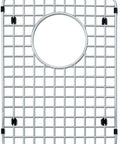 Diamond Stainless Steel Sink Grid for 60/40 Low Divide Sinks Small Bowl, heavy duty with rear drain access, non-slip feet, side bumpers