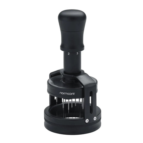 Planetary Needle Distributor Tool 51mm V3 For Espresso WDT Magnetic Base Adjustable Depth Coffee Stirrer black design