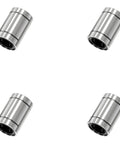 4 Pack LM10UU Linear Ball Bearings 10mm Bore 19mm OD 29mm Length with Double Side Rubber Seal for CNC 3D Printer