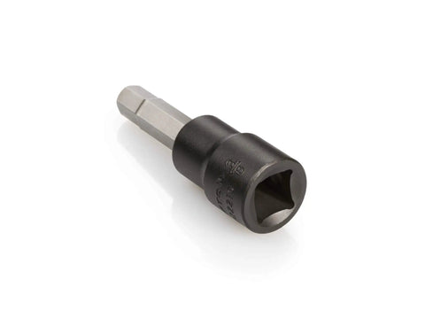 Badass 1/2 Inch Drive X 3/8 Inch Hex Impact Bit Socket Made From Tough S2 Steel, heavy duty with hex design for torque.