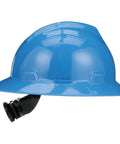 V-Gard Full-Brim Hard Hat With Fas-Trac III Ratchet Suspension Polyethylene Shell For Top-Notch Impact Protection Self-Adjusting