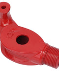 Red manual pipe bender attachment part, compatible with Rock Solid High Hardness Carbon Steel Manual Pipe Bender for precise bending.