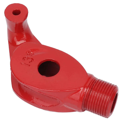 Red manual pipe bender attachment part, compatible with Rock Solid High Hardness Carbon Steel Manual Pipe Bender for precise bending.