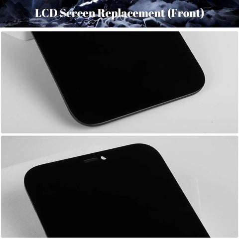 Pro Max Screen Replacement Kit With 3D Touch LCD Digitizer Assembly, Incell High Quality Display, front view for iPhone 12 Pro Max