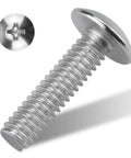 Top Shelf Heavy Duty Truss Head Machine Screws, Phillips Drive, 1/4-20 By 3/4 Inch, 18-8 Stainless Steel 304, Rust Free Bright Finish.