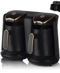 Electric Turkish Coffee Maker 1200W Portable Brewer Delivers 8 Cups Of Rich Turkish Coffee With Anti Overflow And Anti Dry Burn Safety