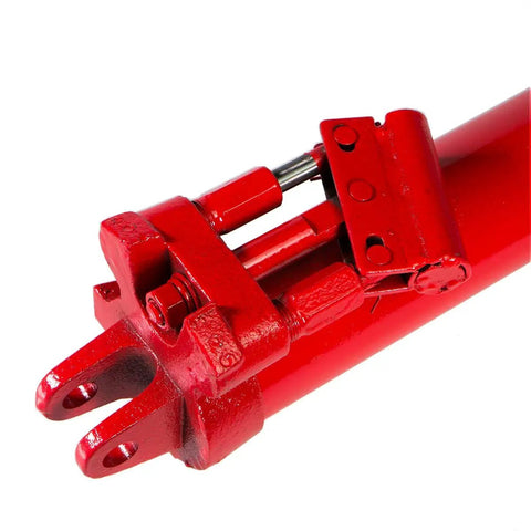 Beefed Up 8 Ton Long Hydraulic Ram With Clevis Base Jack Hoist Manual Double Cherry Picker Pump For Garage And Shop Cranes Engine Hoists And More Heavy Duty Lift Tool
