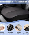 Super Comfortable Mini John Cooper Works Electric 2025 Memory Foam Car Seat Cushion For Tailbone Pain Relief on car seat.