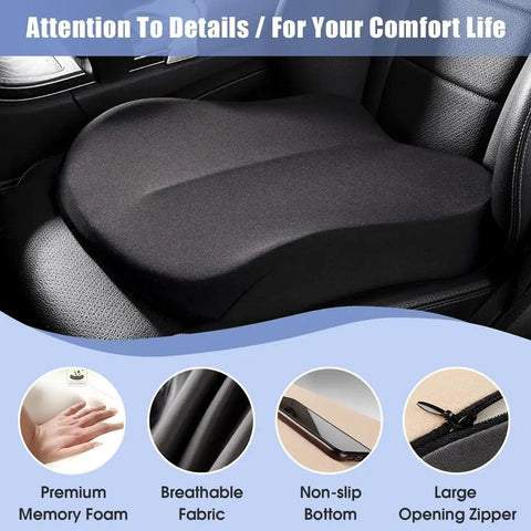 Super Comfortable Mini John Cooper Works Electric 2025 Memory Foam Car Seat Cushion For Tailbone Pain Relief on car seat.