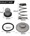 For Gy6 Oil Filter Drain Kit For 50Cc 125Cc 150Cc Scooter And Moped Engine With Heatproof Spring Seal Ring Cap Essential Repair Gear, 4 parts sizes