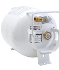 Backyard-Ready 20-Pound Horizontal Steel Propane Tank Cylinder With Type 1 OPD Valve And Built-In Gauge for outdoor use